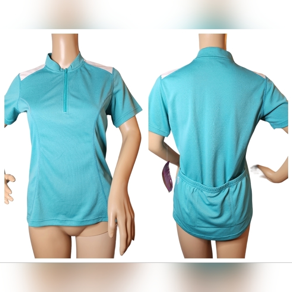 NWT Canari Women's Essential Cycling Jersey.  Robbins egg blue.‎ Medium